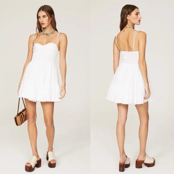 Staud Mini Landry Dress L - Picture 5 of 16